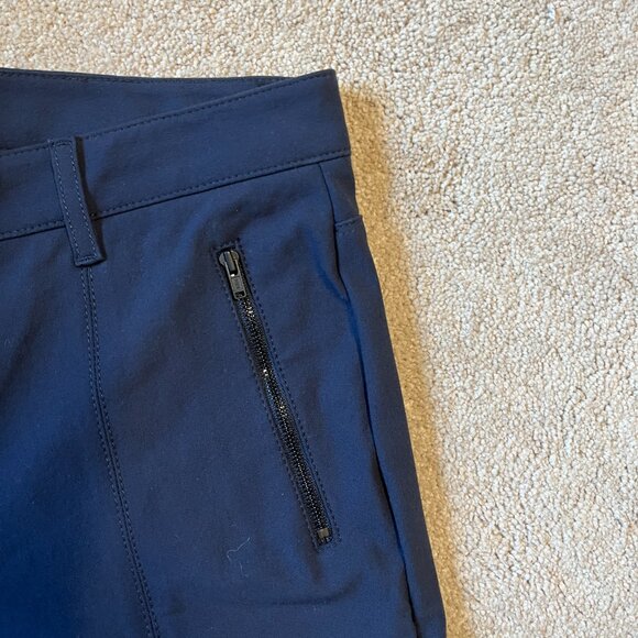 Theory Navy Skinny Pants (Jean-Like Feel) (Size 10 - runs small) (like new) - Picture 7 of 11